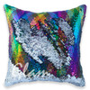 Rainbow & Silver Reversible Sequin Glam Pillow *Limited Edition*