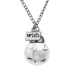 Wish Dandelion Crystal Necklace