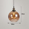Vintage Pendant Lights Amber Glass Pendant Lamp E27/E26 Light Bulb Dinning room Kitchen  Home Decor Planetarium Lamp Vintage Pendant Lights Amber Glass Pendant Lamp E27/E26 Light Bulb Dinning room Kitchen  Home Decor Planetarium Lamp