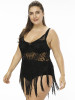 Hollow Tassels Plain Cover-Ups