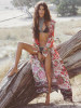 Pretty Chiffon Bohemia Floral Printed Cover-ups