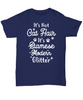 It's Not Cat Hair It's Siamese Modern Glitter Navy Unisex T-Shirt, Gift For Siamese Cat Moms, T-Shirts Gift For Her, Mother's Day Present Ideas For Siamese Cat Moms