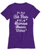 It's Not Cat Hair It's Siamese Modern Glitter Purple Women's T-Shirt, Gift For Siamese Cat Moms, T-Shirts Gift For Her, Mother's Day Present Ideas For Siamese Cat Moms