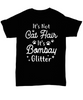It's Not Cat Hair It's Bombay Glitter Black Unisex T-Shirt, Gift For Bombay Cat Moms, T-Shirts Gift For Her, Mother's Day Present Ideas For Bombay Cat Moms