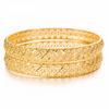 24k Gold Color 1pcs BIG Luxury Ethiopian Bangles For Women