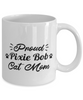 Proud Pixie Bob Cat Mom 11 oz White Coffee Mug, Gift For Pixie Bob Cat Moms, Novelty Coffee Mugs Gift For Her, Birthday Present Ideas For Pixie Bob Cat Moms