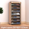 Dustproof Home Shoe Racks Organizer Multiple Layers Shoes Shelf Stand Holder Door Shoe Rack Save Space Home Wardrobe Storage