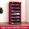 Dustproof Home Shoe Racks Organizer Multiple Layers Shoes Shelf Stand Holder Door Shoe Rack Save Space Home Wardrobe Storage