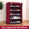 Dustproof Home Shoe Racks Organizer Multiple Layers Shoes Shelf Stand Holder Door Shoe Rack Save Space Home Wardrobe Storage
