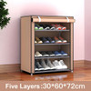 Dustproof Home Shoe Racks Organizer Multiple Layers Shoes Shelf Stand Holder Door Shoe Rack Save Space Home Wardrobe Storage