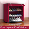 Dustproof Home Shoe Racks Organizer Multiple Layers Shoes Shelf Stand Holder Door Shoe Rack Save Space Home Wardrobe Storage