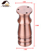 Myhomera 80mm-150mm Furniture Feet Leg Adjustable Cabinet Sofa Legs Aluminum Cupboard Coffee Tea Table Bathroom Protective Foot