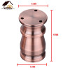 Myhomera 80mm-150mm Furniture Feet Leg Adjustable Cabinet Sofa Legs Aluminum Cupboard Coffee Tea Table Bathroom Protective Foot