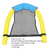 Swimming Pool Float Lounge Water Chair Summer Inflatable Foldable Floating Row Beach Swimming Pool Water Hammock Water Bed