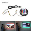 USB LED Strip lamp 2835SMD DC5V Flexible LED light Tape Ribbon 1M 2M 3M 4M 5M HDTV TV Desktop Screen Backlight Bias lighting