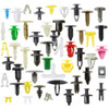50/100/200PCS Mixed Auto Fastener Vehicle Car Bumper Clips Retainer Fastener Rivet Door Panel Fender Liner Universal Fit for Car