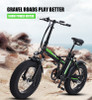 500w Electric bike 20 inch Motorcycle 48v electric Folding Bicycle bike Mountain e bike Cycling electric Snow Bike fat tire