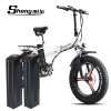 Sheng milo Electric bike ebike 48V500W electric mountain bike electric folding bike 4.0 fat tire 48V15AH lithium battery