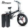 Sheng milo Electric bike ebike 48V500W electric mountain bike electric folding bike 4.0 fat tire 48V15AH lithium battery