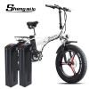 Sheng milo Electric bike ebike 48V500W electric mountain bike electric folding bike 4.0 fat tire 48V15AH lithium battery