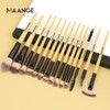 MAANGE Pro Makeup Brushes Set 3/12/14 pcs/lot Eye Shadow Blending Eyebrow Eyelash Eyeliner Brushes pincel Maquiagem For Makeup