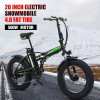 500w Electric bike 20 inch Motorcycle 48v electric Folding Bicycle bike  Mountain e bike Cycling electric Snow Bike fat tire