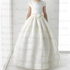 White Lace Girls Dresses Floor Length First Communion Dress Princess Dress