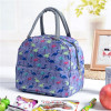 1PCs Fresh Cooler Bags Waterproof Nylon Portable Zipper Thermal Oxford Lunch Bags For Women Convenient Lunch Box Tote Food Bags