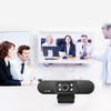 Full HD Webcam usb 1080p hd Computer PC WebCamera 1920x1080 with Microphone Cameras for Live Broadcast Video Calling Conference (Black)