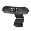 Full HD Webcam usb 1080p hd Computer PC WebCamera 1920x1080 with Microphone Cameras for Live Broadcast Video Calling Conference (Black)