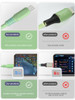 HICUTE Liquid charge Cable For Samsung Android Fast Charging Magnet Charger Micro USB Type C Cable Mobile Phone Cord Wire