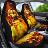 Firefighter In Flames Car Seat Covers (set of 2)