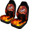 Fire Skull Car Seat Covers (set of 2)