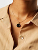 Double Sided Sun Necklace 18K Gold Plated
