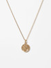 Double Sided Sun Necklace 18K Gold Plated