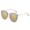 Women's Mirrored Polarized Lens Oversize Cat Eye Sunglasses, 6 color choices
