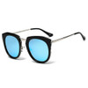 Women's Mirrored Polarized Lens Oversize Cat Eye Sunglasses, 6 color choices