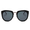 Women's Mirrored Polarized Lens Oversize Cat Eye Sunglasses, 6 color choices
