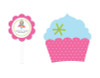 Super Hero Girl Birthday Cupcake Wrappers & Cupcake Toppers (Set of 24)