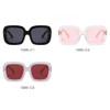 Women's Retro 100% UV Vintage Bold Square Oversize Sunglasses 3 colors