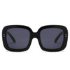 Women's Retro 100% UV Vintage Bold Square Oversize Sunglasses 3 colors