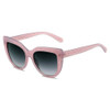 Women's Round Cat Eye Oversized 100% UV Sunglasses 3 colors