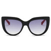 Women's Round Cat Eye Oversized 100% UV Sunglasses 3 colors