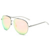 Unisex Oversize Mirrored Lens 100% UV Aviator Sunglasses 4 color choices
