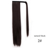 Ombre 22inches Vigorous Corn Wavy Long Ponytail Wrap on Clip Hair Extensions