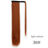 Ombre 22inches Vigorous Corn Wavy Long Ponytail Wrap on Clip Hair Extensions