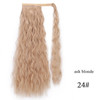 Ombre 22inches Vigorous Corn Wavy Long Ponytail Wrap on Clip Hair Extensions