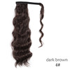 Ombre 22inches Vigorous Corn Wavy Long Ponytail Wrap on Clip Hair Extensions