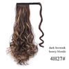 Ombre 22inches Vigorous Corn Wavy Long Ponytail Wrap on Clip Hair Extensions
