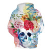 Skull Hoodie <br/> Flower Skull Hoodie <br/> Flower